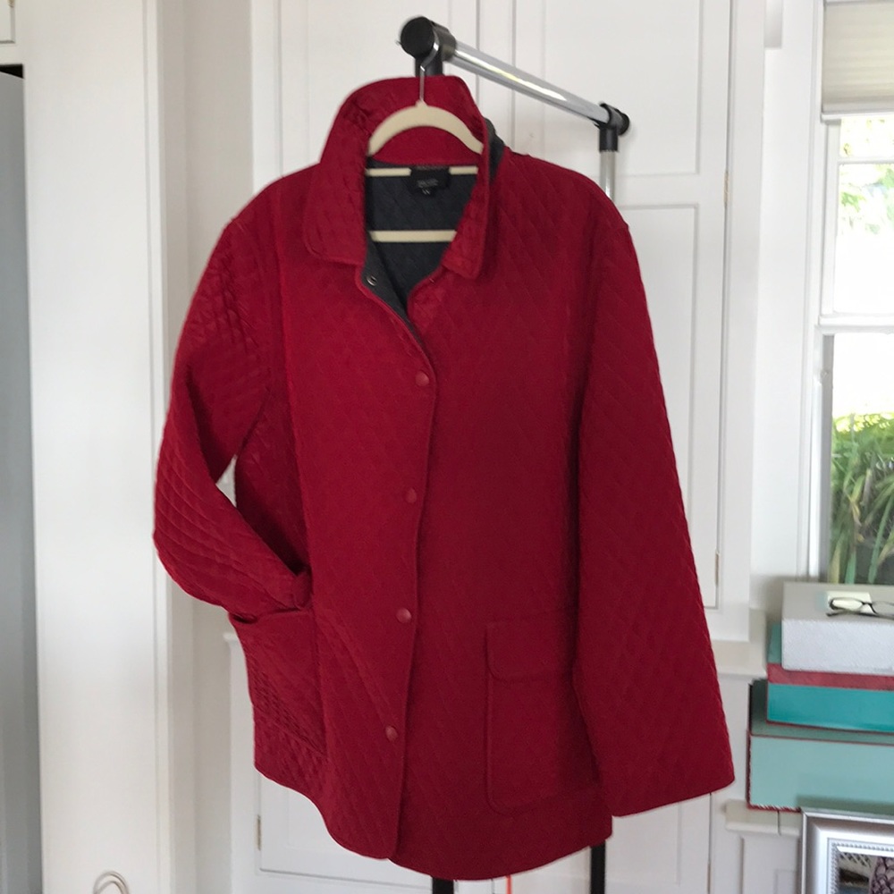 Hilary Radley quilted driving jacket